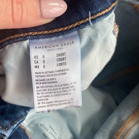 American Eagle Next Level Stretch Jeggings size 0 - Picture 3 of 4